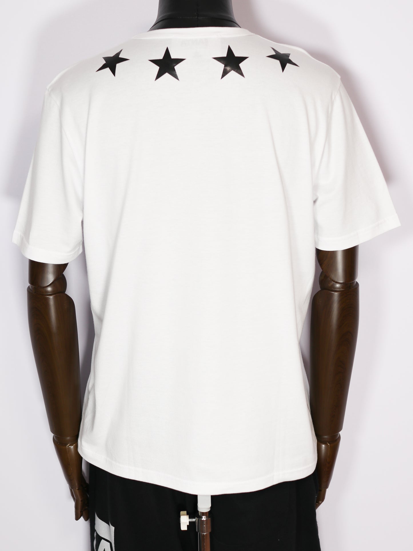 白オールスタースワロフスキーチャッピーtシャツの後ろ